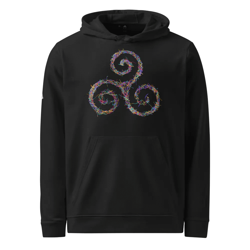 Rainbow Triskelion Spirals Hoodie product image (1)