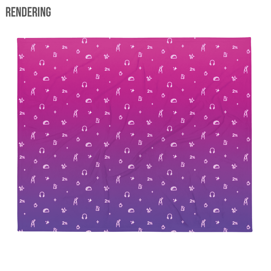 Simply Pink & Purple Cozy Vibes Blanket product image (3)