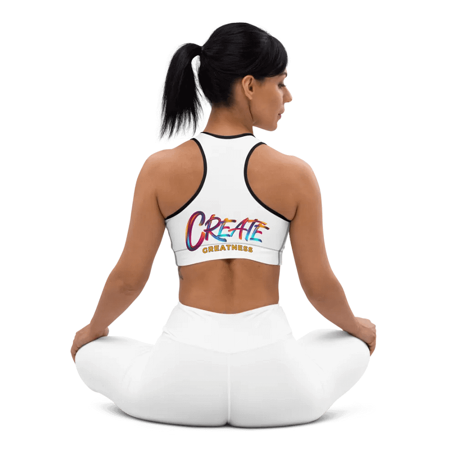 Born to Dance Her Silhouette Energetic Vibes Dance Padded Sports Bra product image (7)