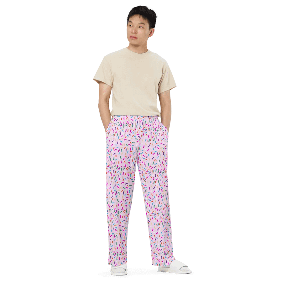 Light Pink Sprinkle Wide Pant product image (3)