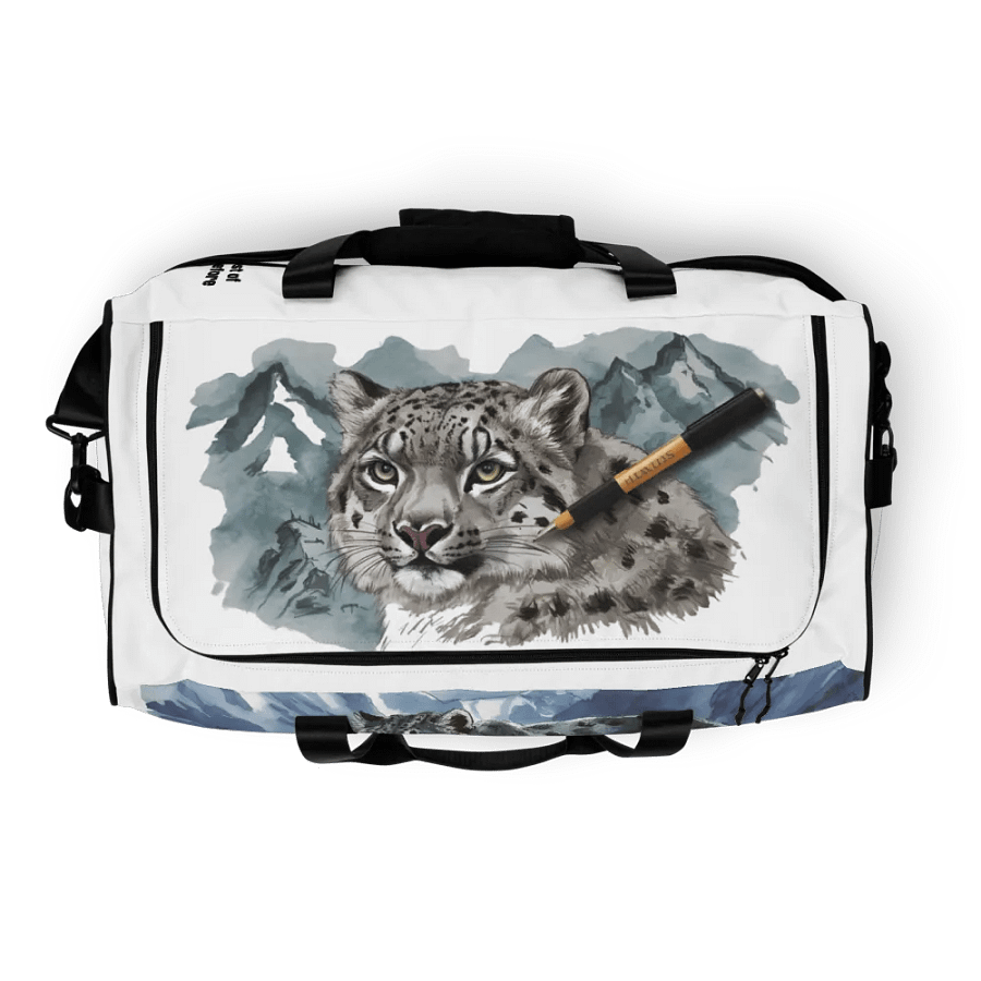 Snow Leopard Stalker Duffle Bag product image (8)