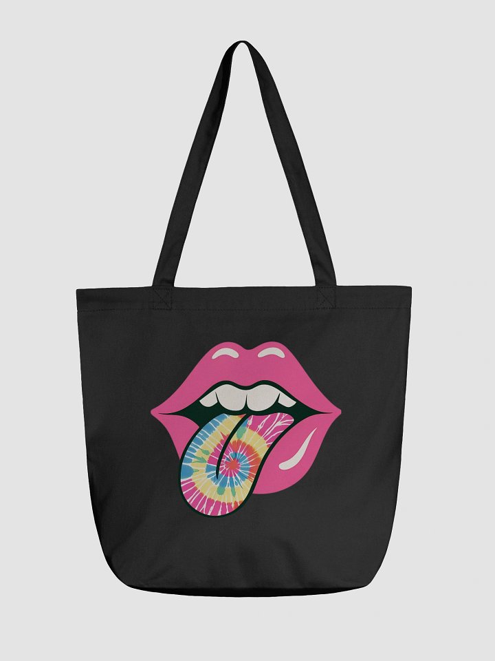 Tie-Dye Lips Eco Tote product image (2)