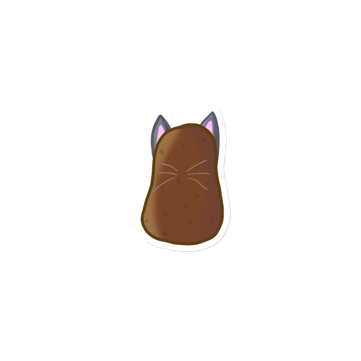 Potato Cat Magnet product image (1)