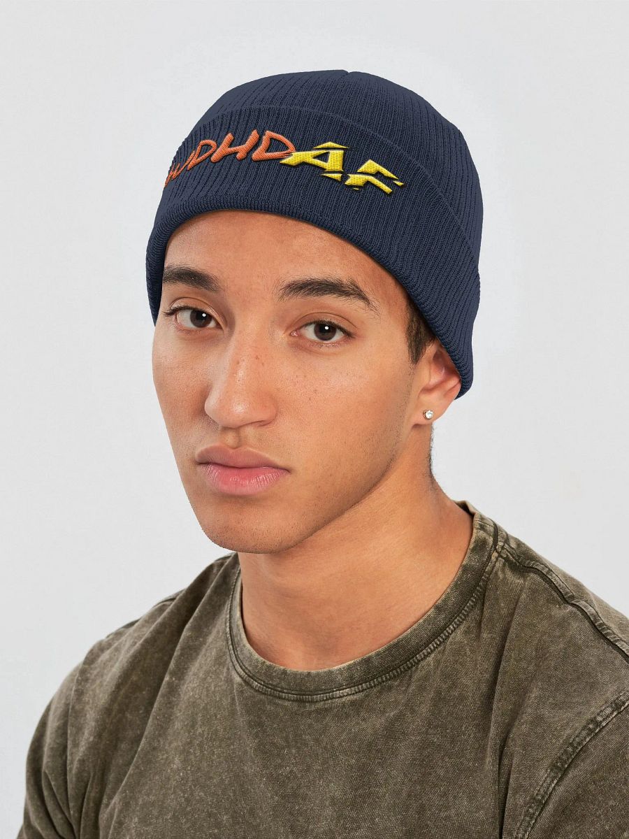 AuDHD AF Organic Beanie product image (11)
