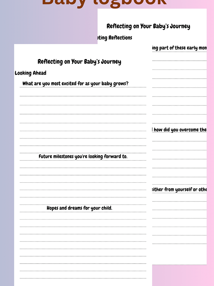 All-in-One Baby Tracker | printable | Baby Routine Record | Feed, Change & Sleep Log |Infant Care Tracker | Daily Baby Organizer| Little One product image (2)