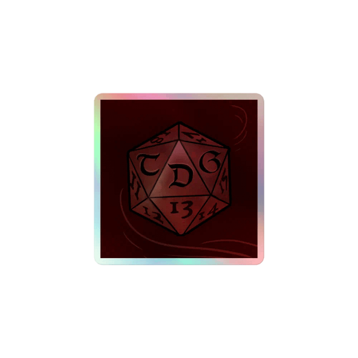 TDG Dice sticker product image (1)