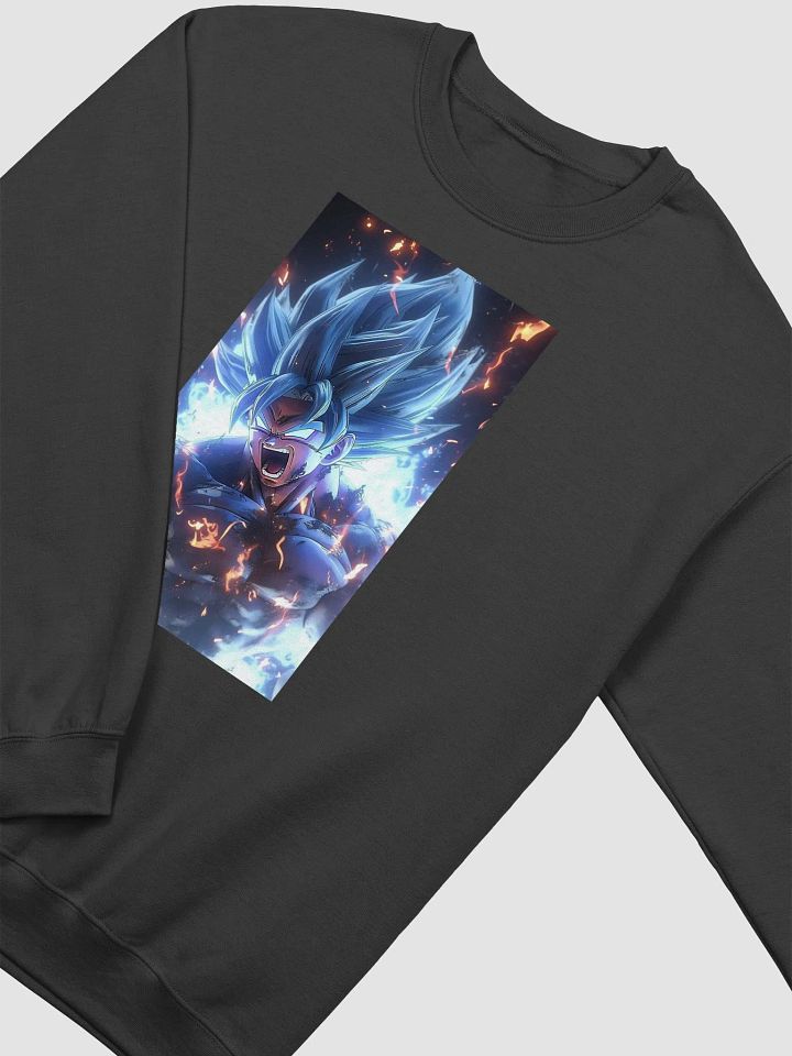 Blue Songoku Crewneck Sweatshirt product image (19)