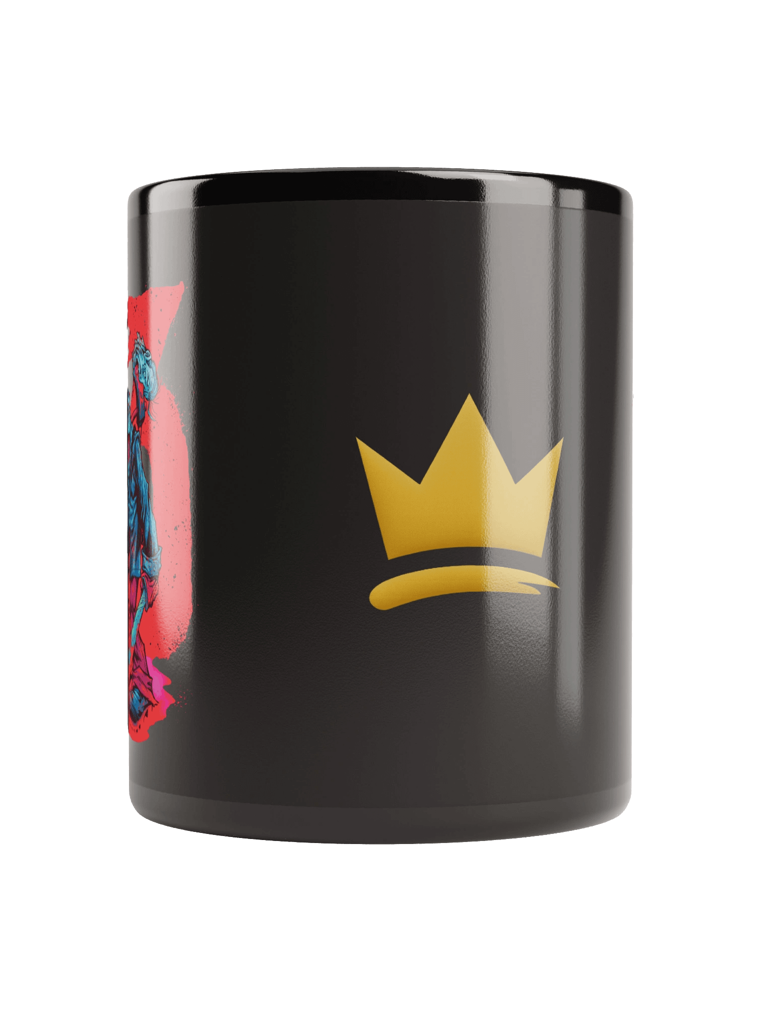 Royal Warrior Black Glossy Mug product image (5)