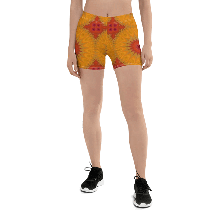 Orange Peel Biker Shorts product image (1)