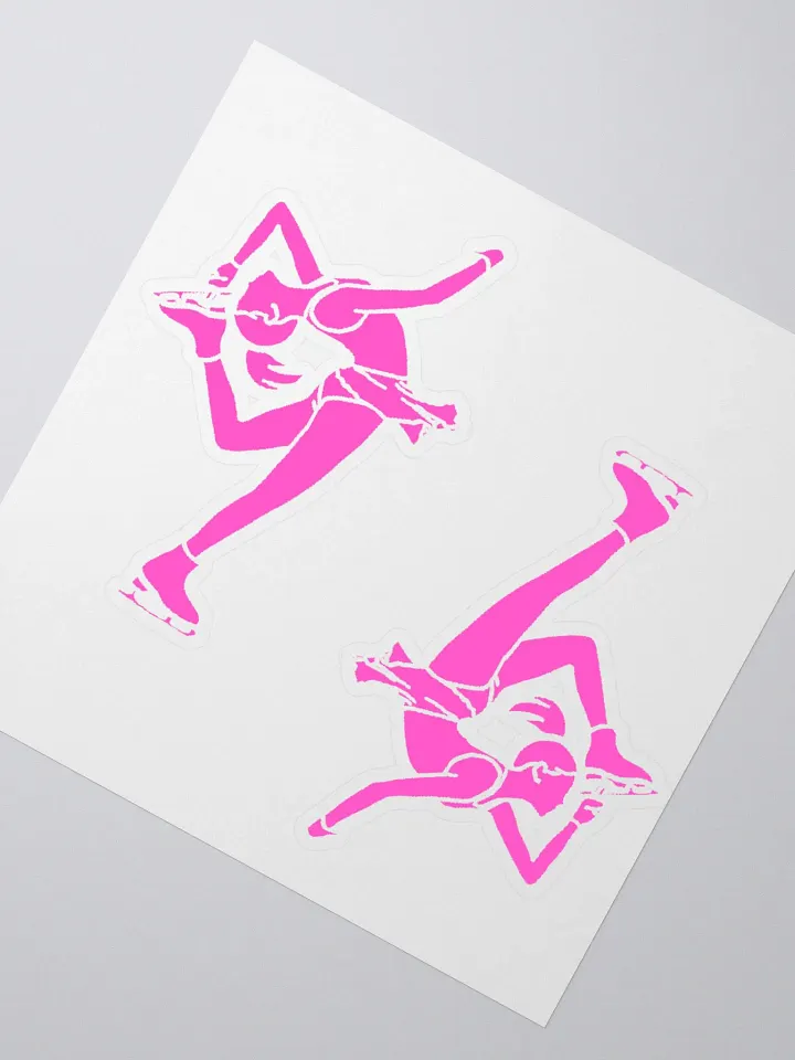Ice Skater Sticker Set pink product image (5)