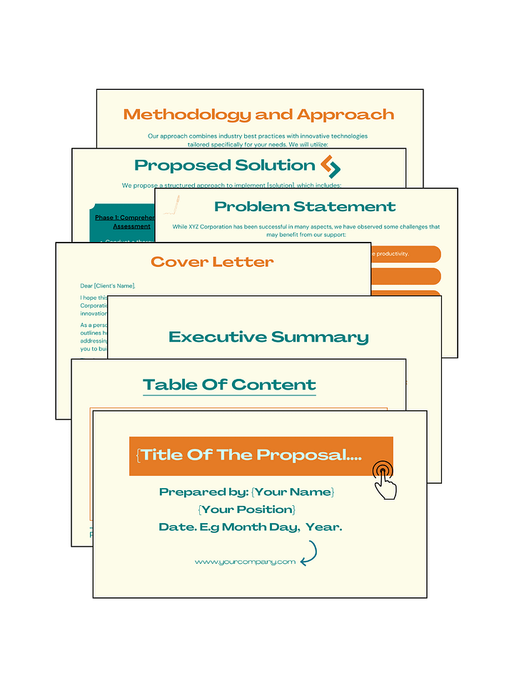 Sleek Business Proposal Template | Impress Clients & Investors Instantly product image (2)
