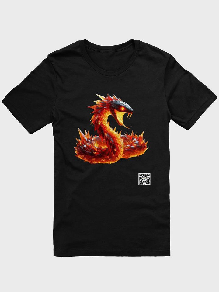 Crystallized Fire Snake Adult Shirt product image (1)