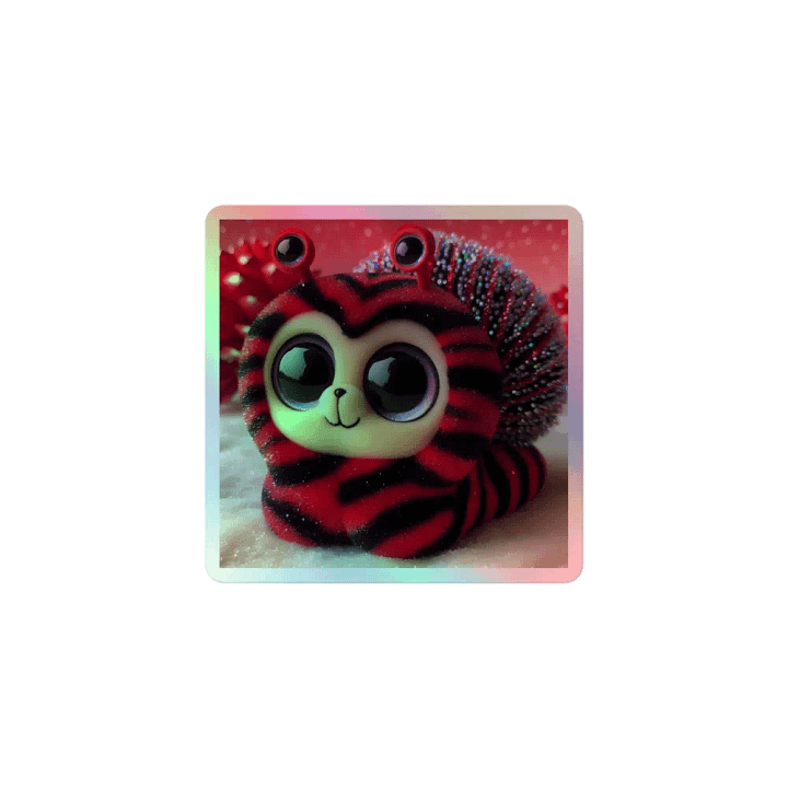 Whimsical Snail Holographic Sticker Sheet product image (1)