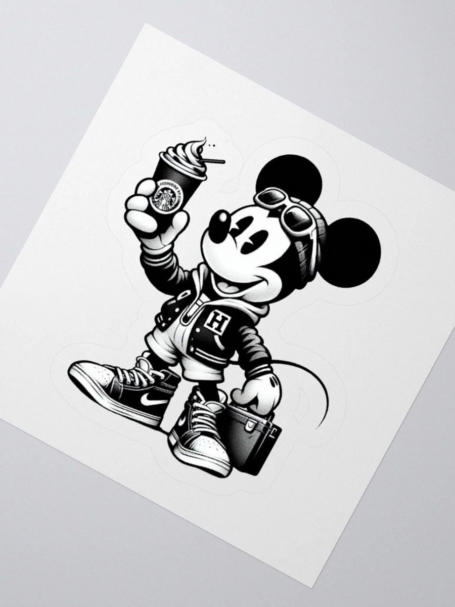 Hustling Mouse | Kiss Cut Sticker product image (5)