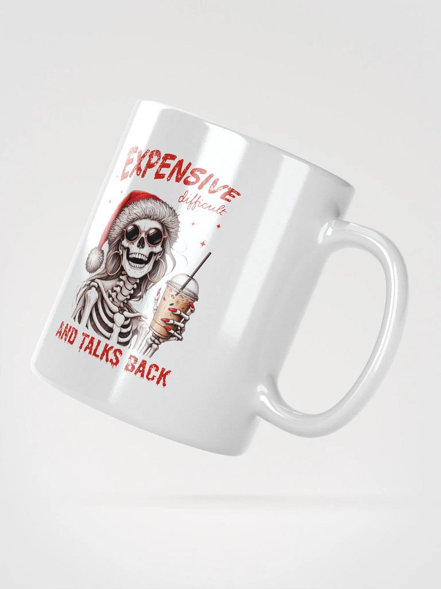 Sassy Skeleton Santa Girl Mug product image (6)