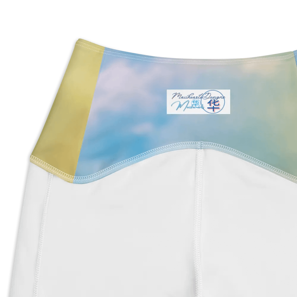 Blur cloud rainbow Design Leggings with Pocket - V10 product image (7)