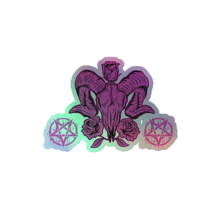 Darkness is Beautiful Hologram Sticker product image (2)