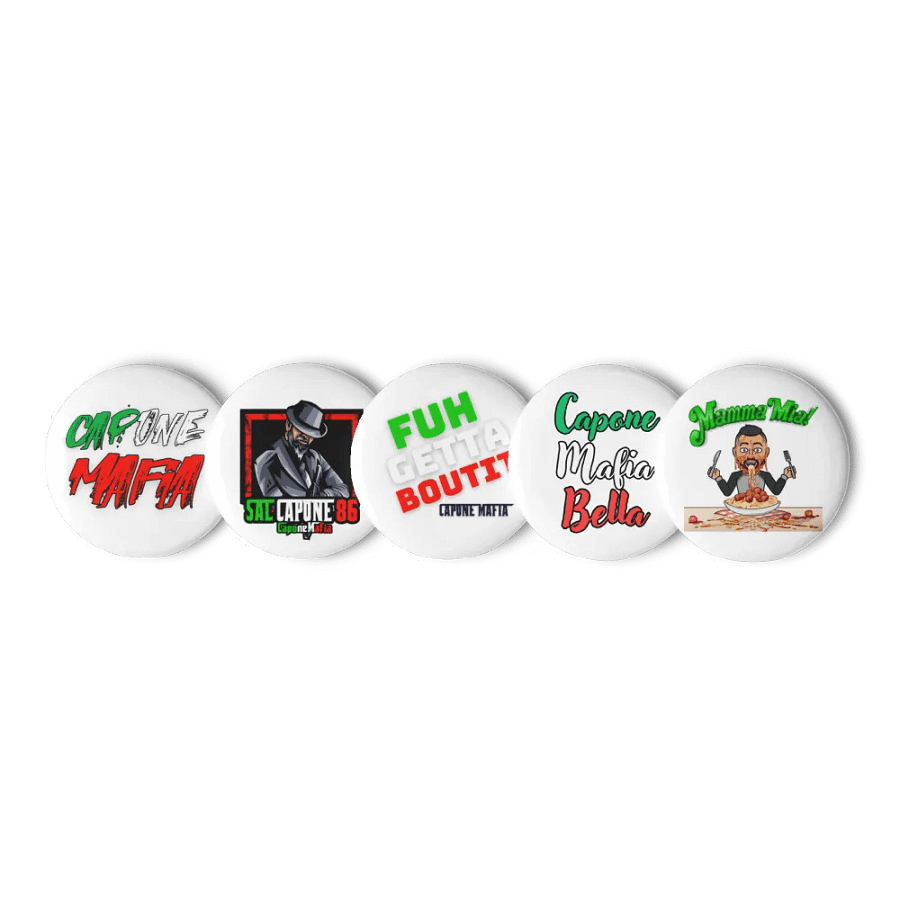 Capone Mafia Button Set product image (1)