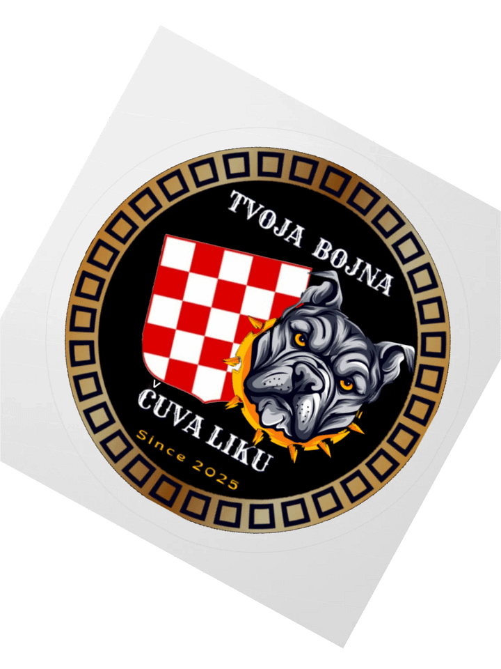 Tvoja Bojna Čuva Liku Kiss Cut Stickers product image (5)