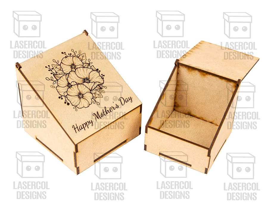 Mother's Day Gift Boxes (2 Sizes, 4 Styles) - Laser Cut Files product image (9)
