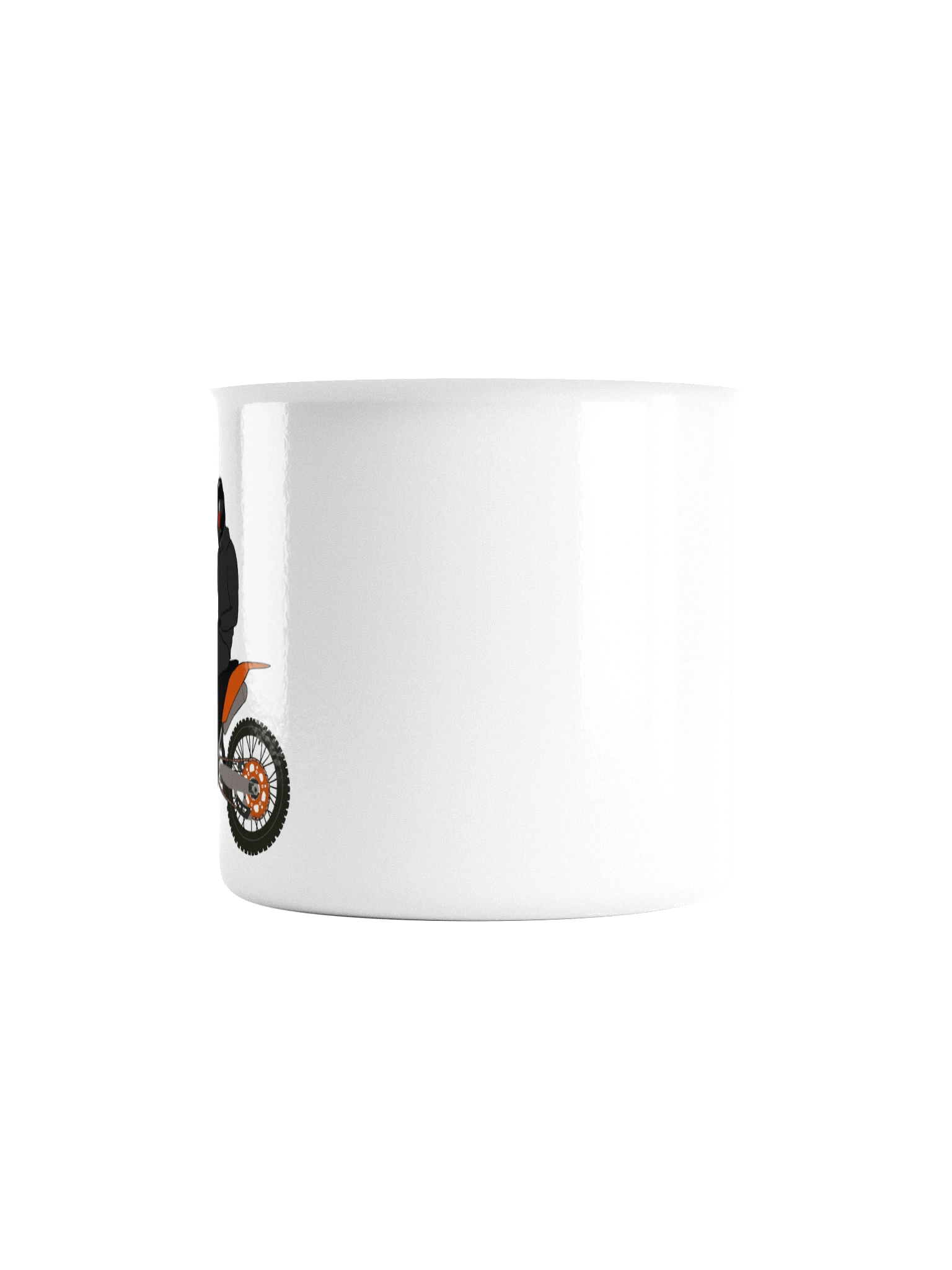 Heart-hand on Bike | Enamel Mug product image (2)