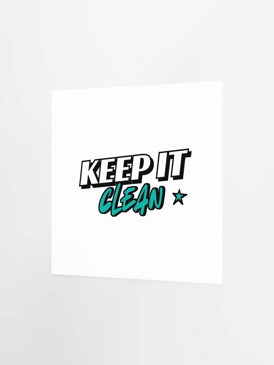 Keep It Clean Posters product image (4)