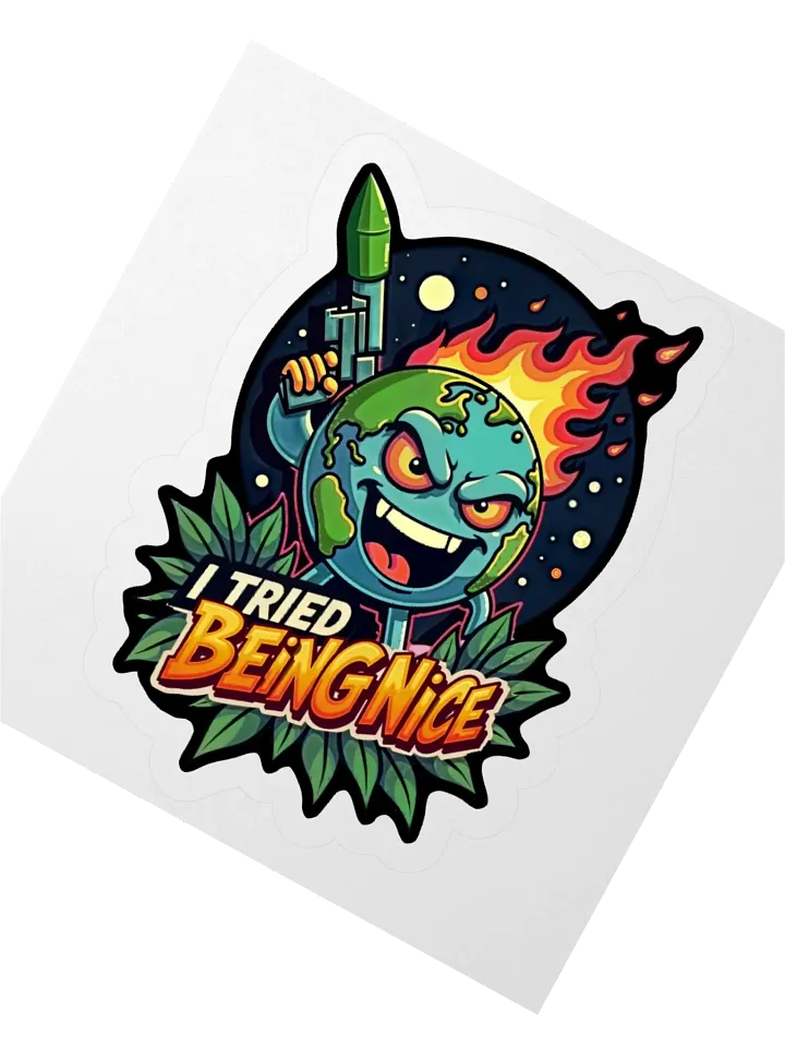 I Tried Being Nice Sticker product image (2)