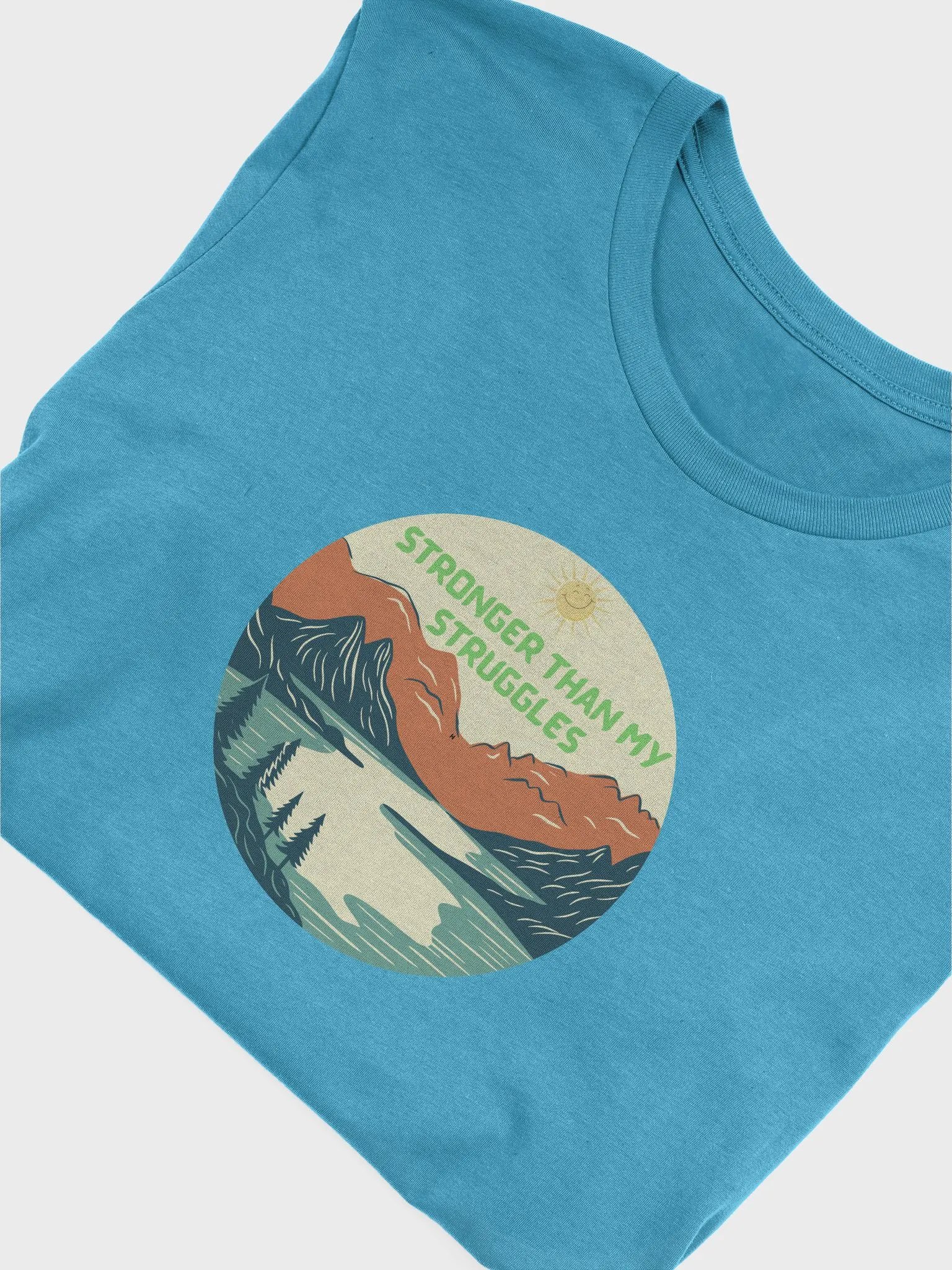 Stronger Than My Struggles Mountain Tee product image (35)