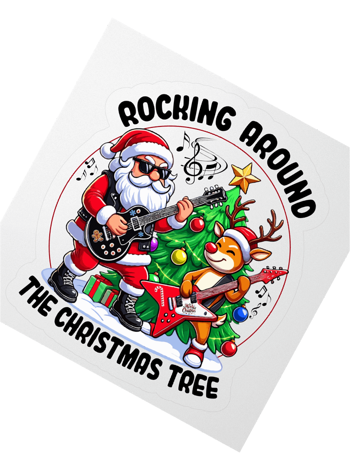 Rocking Around The Christmas Tree Sticker product image (6)