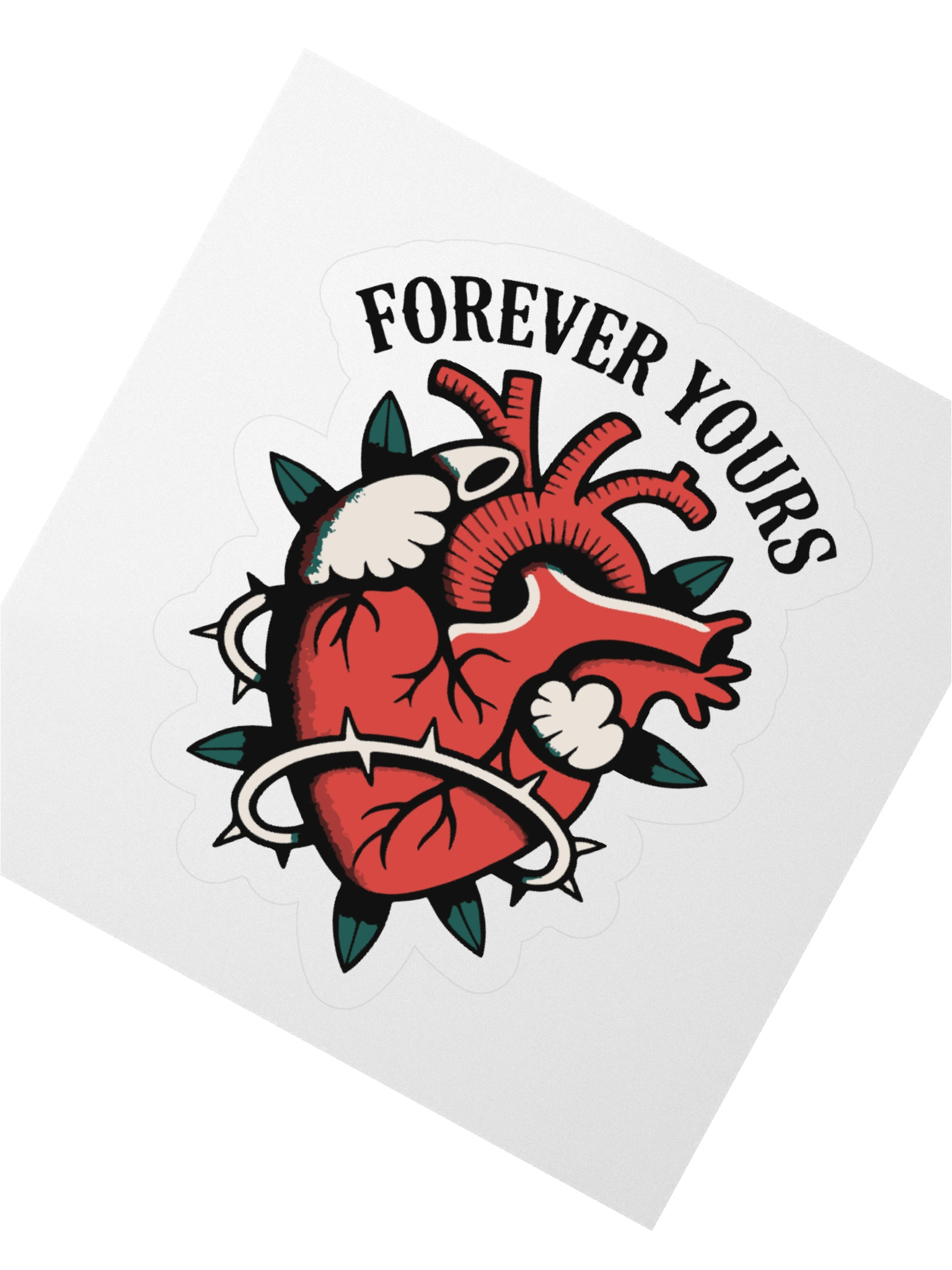 Forever Yours Heart Sticker product image (2)