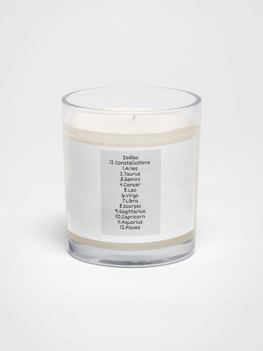 Zodiac 12 Constellations Candle product image (1)