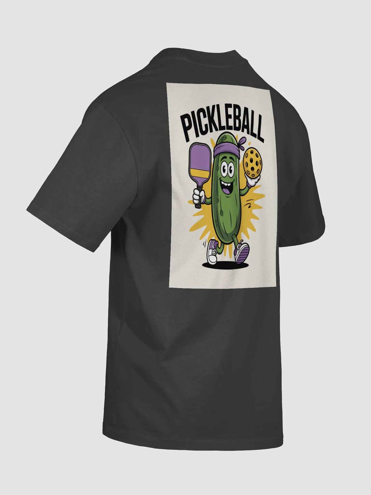 "Pickleball Power Hoodie – Funny Pickle Character Design" product image (29)