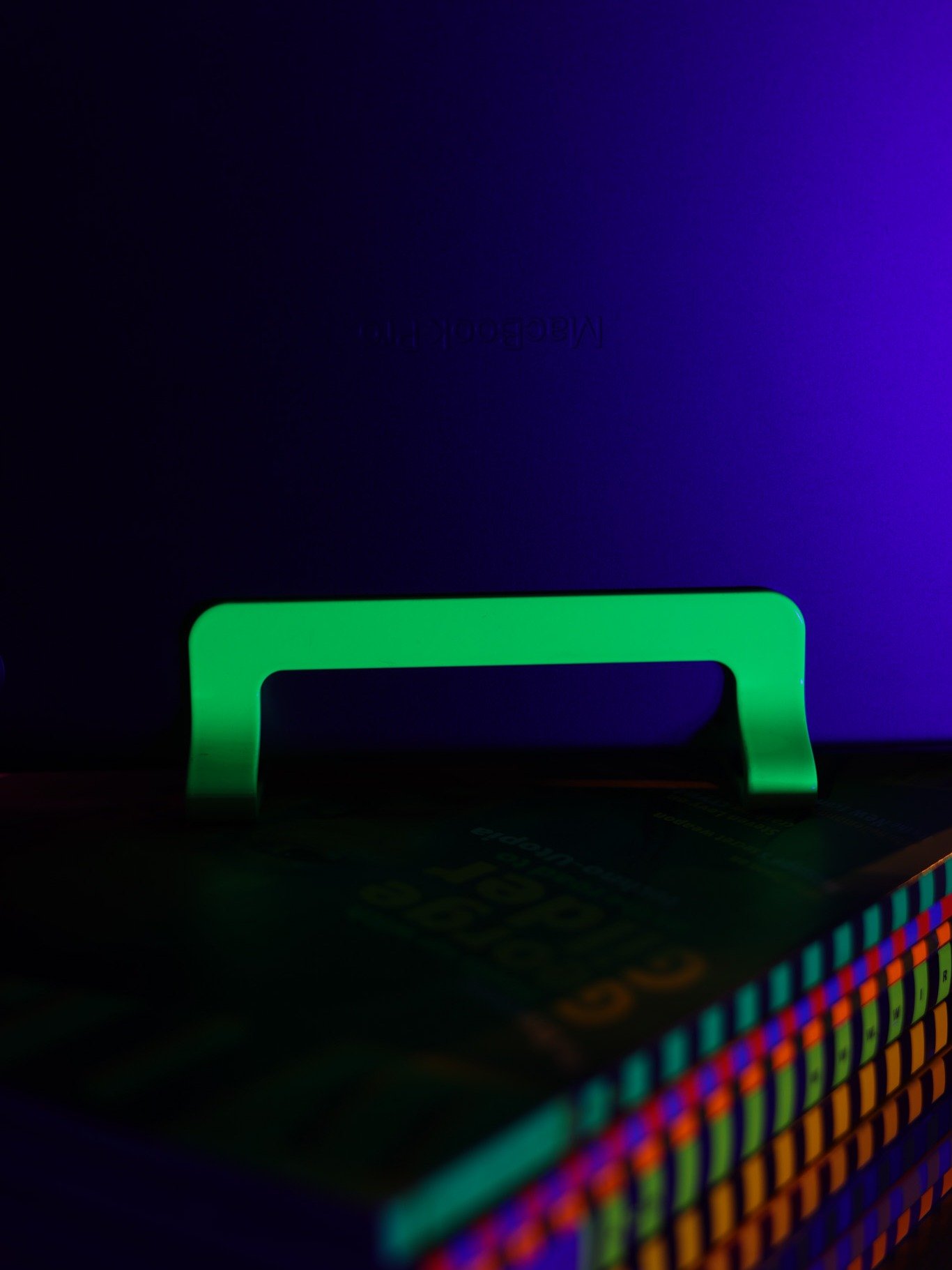 Neon Yellow Laptop Holder product image (1)