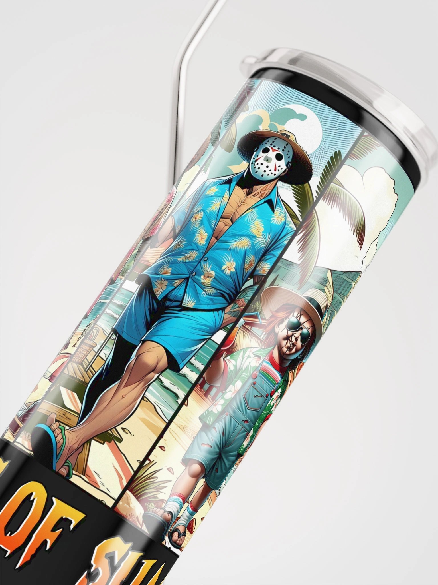 Horror Villian's Vibes Stainless Steel Tumbler product image (4)