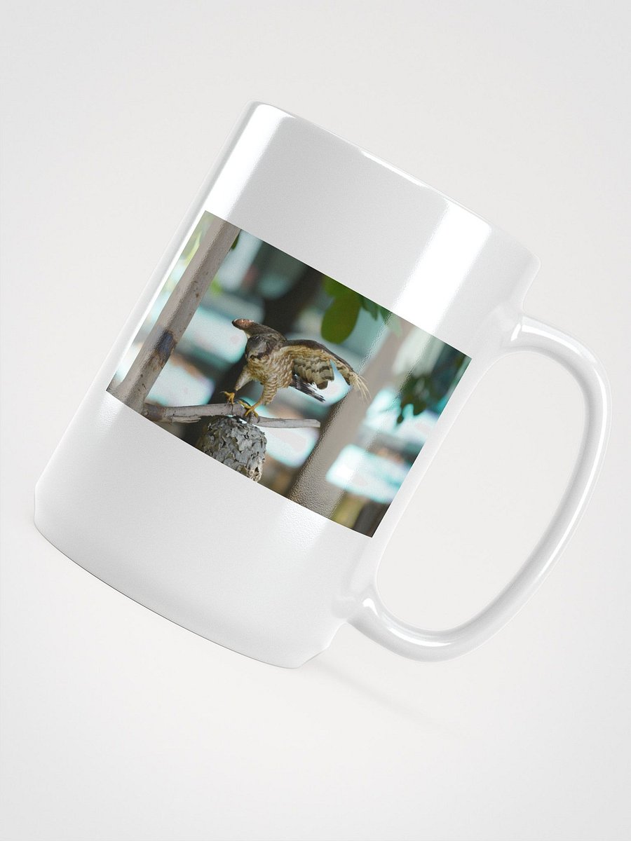 Majestic Falcon White Glossy Mug product image (4)