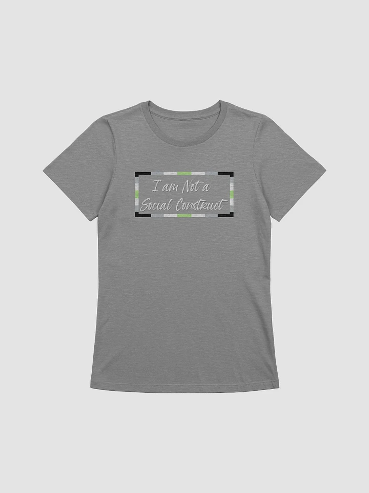 I am Not a Social Construct (lg) (w)- Agender - Women's Relaxed Fit T product image (1)