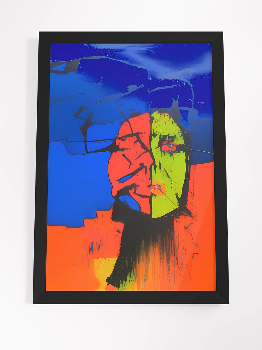 "Self Portrait in Abstraction" - Framed Poster product image (8)