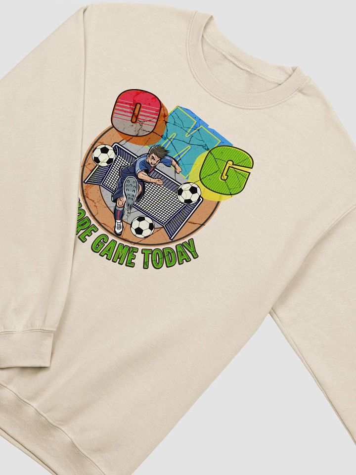 OMG One More Game Today Soccer Air-Spun Classic Crewneck Sweatshirt product image (20)