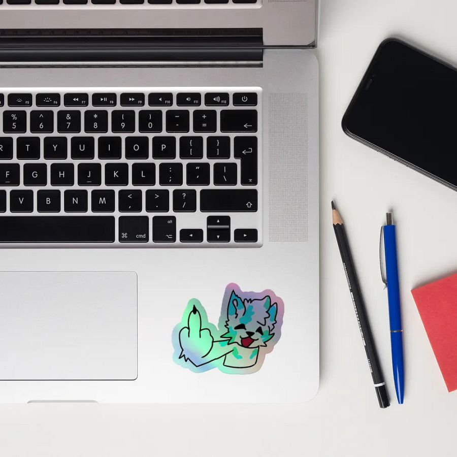 Fisk Frick You Holographic Sticker product image (12)