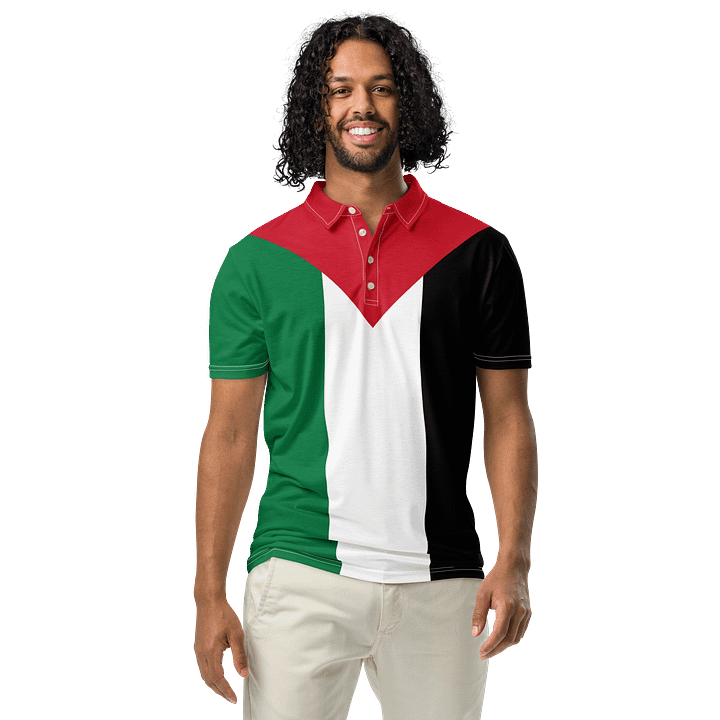Palestine Flag Men's Polo product image (1)
