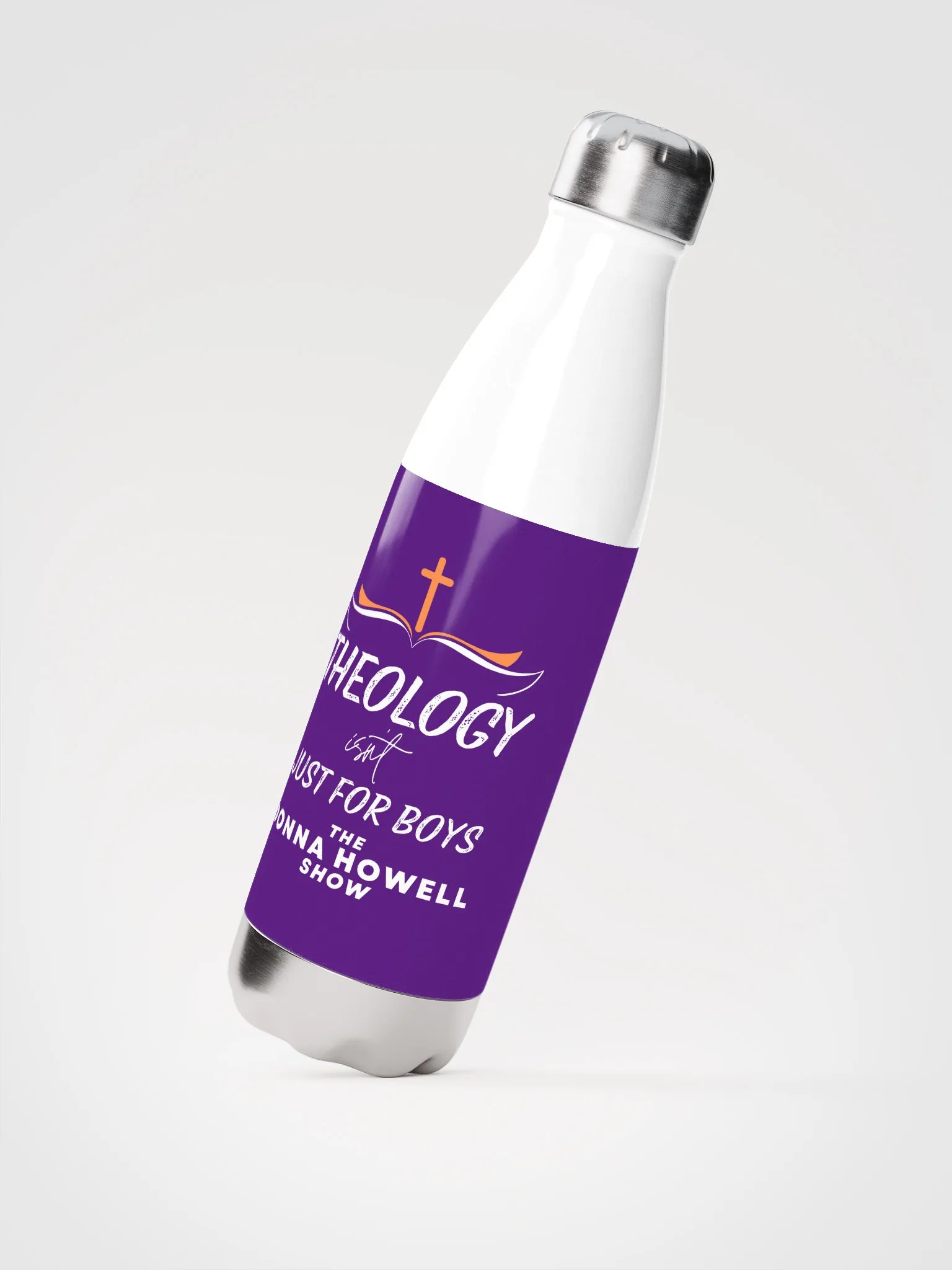 Theology Isn't Just for Boys Heavy Duty Stainless Steel Water Bottle product image (3)