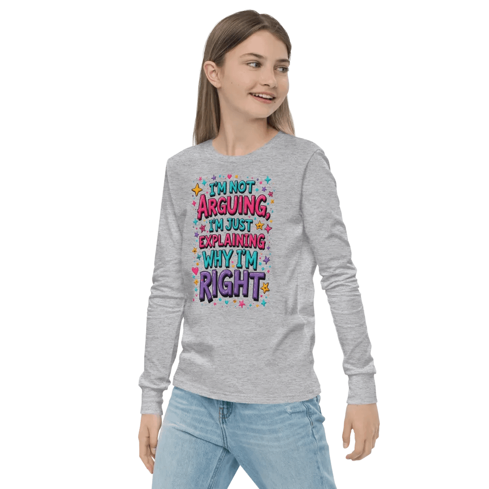 Colorful Explanation Long Sleeve Tee product image (22)