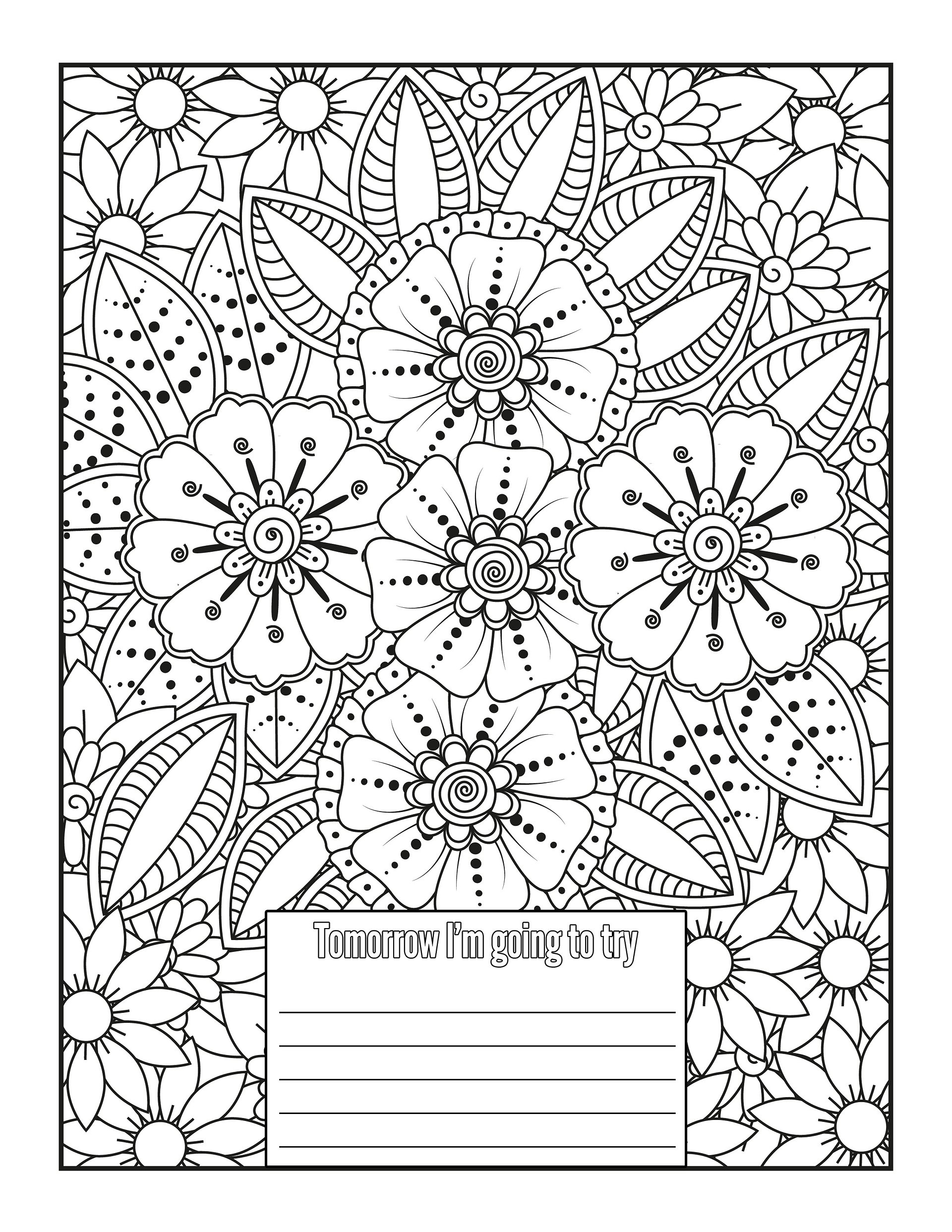 Color Me Grateful All in One Coloring Book & Gratitude/Affirmation Journal for Adults and Kids Ages 8+ product image (4)