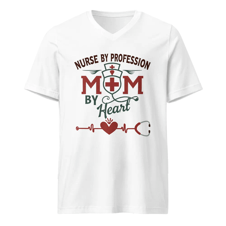 Heartfelt Nurse Mom V-Neck Tee product image (1)