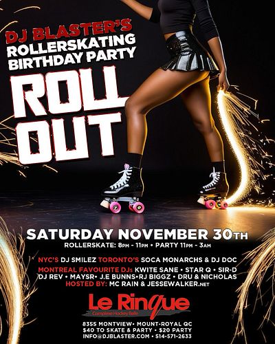 My birthday Tickets are finally here people. Let’s go. Roller skating is limited. So get them quick. Yuuuuuuuuuup 👑 
.
Roller...
