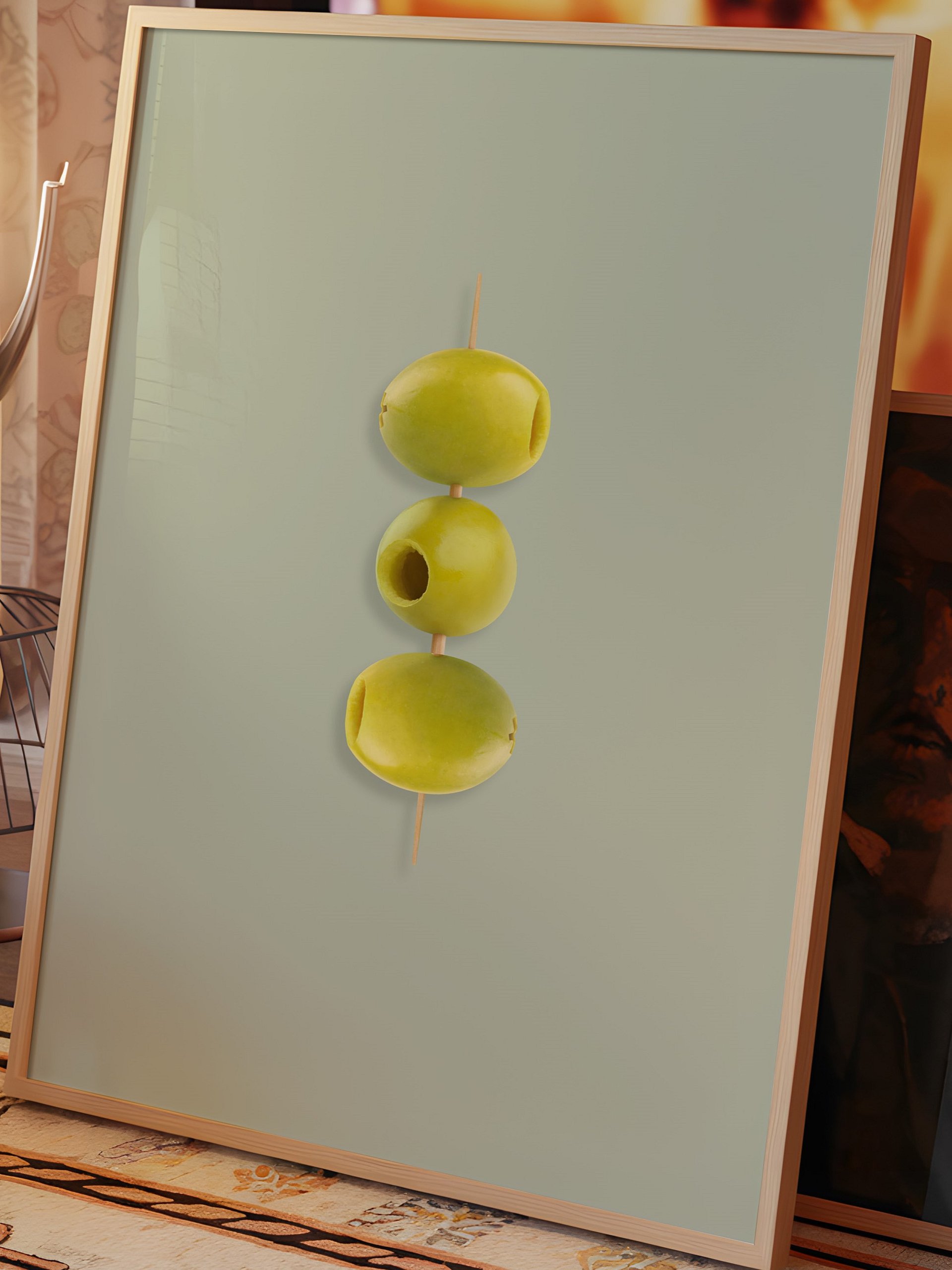 Olive Green Cocktail Olives Print product image (7)