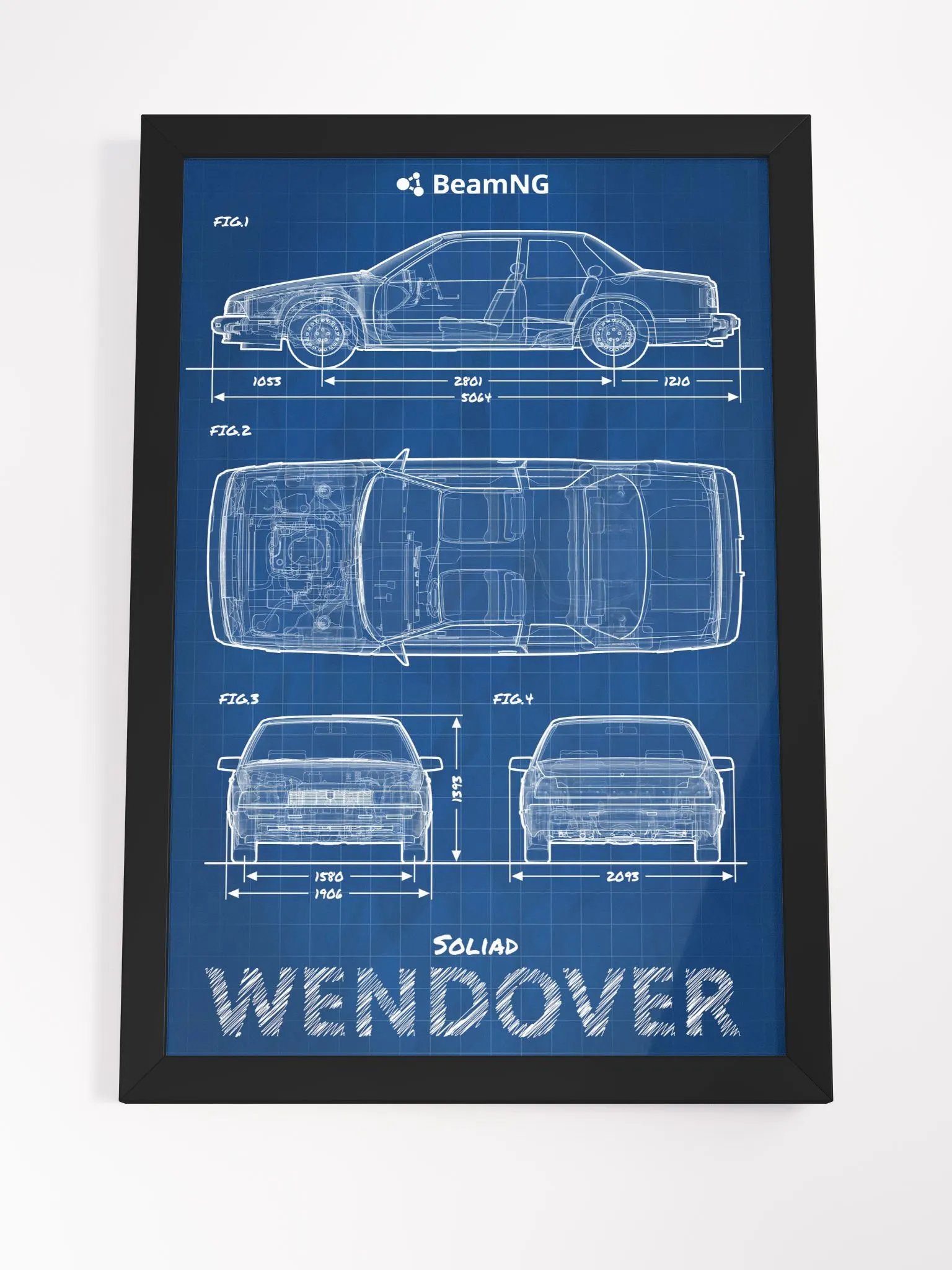 Framed Poster: Soliad Wendover Blueprint product image (4)