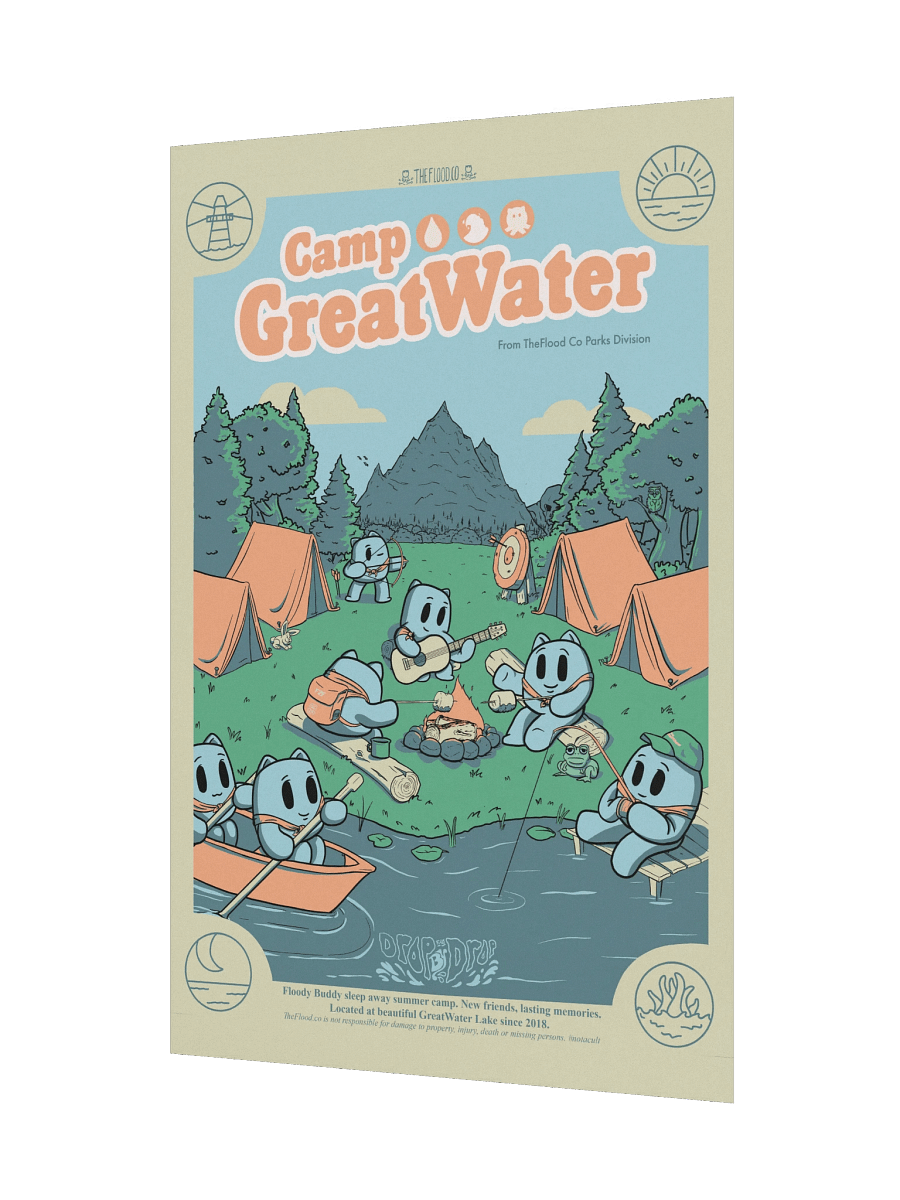Camp GreatWater Paper Poster product image (3)