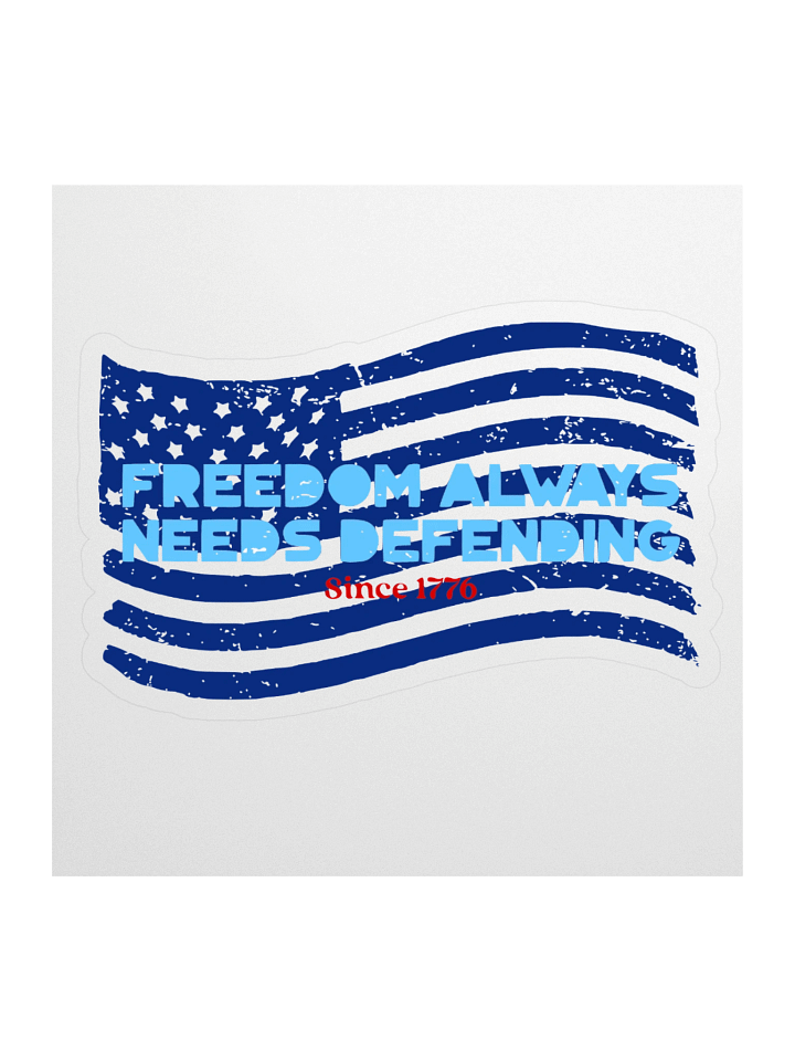 Defender of Freedom Kiss Cut Sticker product image (1)