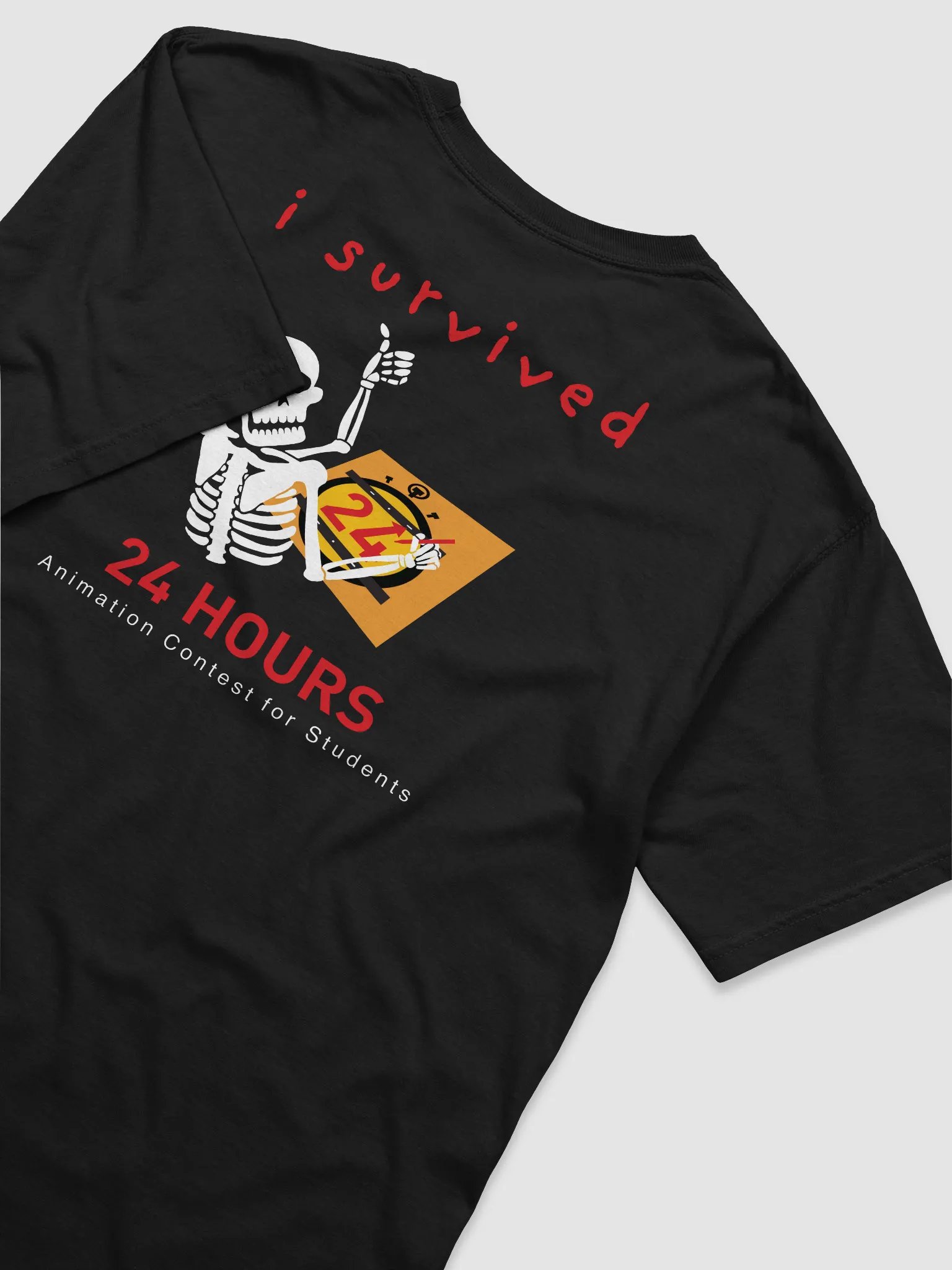 I Survived 24HOURS [Back Skelly]- Heavyweight product image (4)